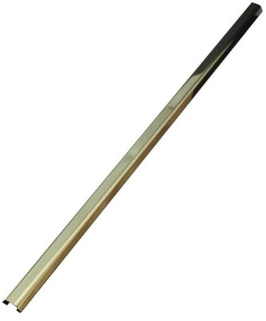 YZWZZXC Boden Kabelkanal Aus Edelstahl, Trapez Bodenkabelschutz, Kabelkanal Fußboden, mit Selbstklebender Rückseite, Helle und Transparente Oberfläche, für Büro, Zuhause(Yellow,50mm/2in)