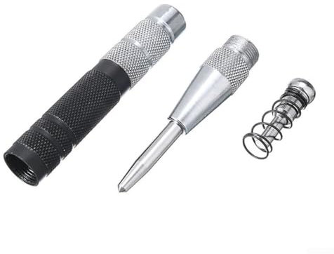 Professional Grade 3pcs Automatic Center Punch Kit with Customizable Knurling Design