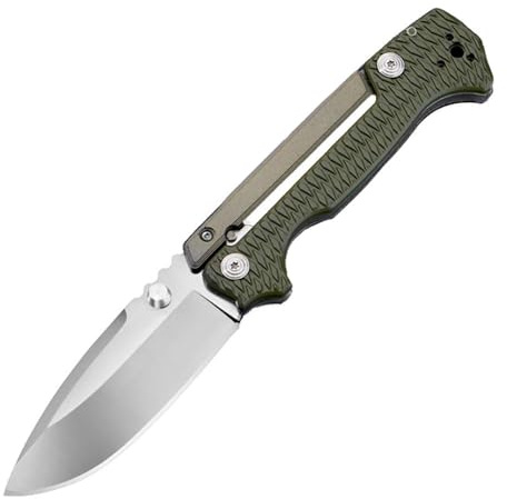 Klappmesser 8.54 Klein Taschenmesser Grün Hohl Aus stahl, Scharfes edelstahl s35vn klingen, Alu G10 griffe, Edc Outdoor Messer Survival Wandern Jagdmesser Robust Tanto, einhandmesser flipper mit clip