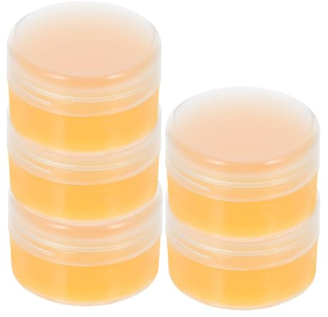 Alipis Wood Floor Restorer Wax Beeswax Polish for Hardwood Furniture and Floors, 5pcs 20g Buffing Paste for Home Wood Care and Surface Protection