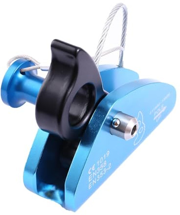 Klettersteiger – Hochfester Seilgreifer, Fallschutz, Rettungsseilgreifer, Schnellverschluss-Clip, Aluminium-Karabiner, -Rettungsband, Fallschutz, Sicherheitsausrüstung, Klettern