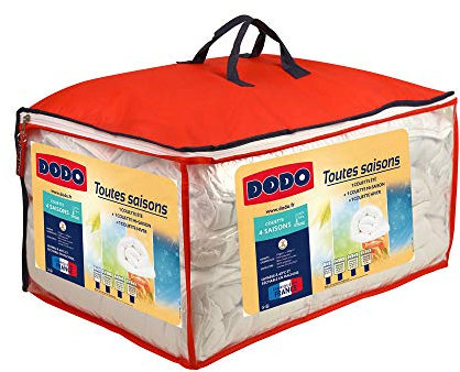 DODO 25665 4 Jahreszeiten Bettbezug 240 x 220 cm Polyester weiß