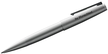 Lamy Tintenroller 2000 metal Modell 302 samtmatt poliert inkl. Laser-Gravur