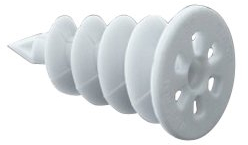 Schneckendübel 10 Stk. 50mm Dämmstoffdübel Spiraldübel Styropordübel