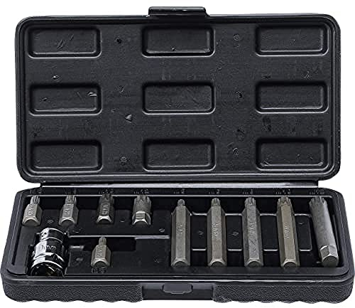 BGS Diy 5030 | Juego de puntas | entrada 10 mm (3/8) | dentado múltiple interior (para XZN) | 11 piezas