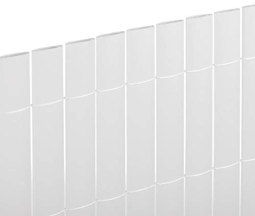 Cañizo PVC Doble Cara 20 mm Blanco