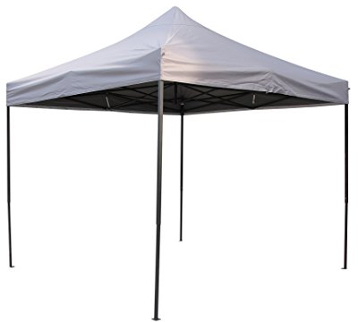 All Seasons Gazebos | 3x3m Pop Up Gazebo | Resistente, completamente impermeabile, di qualità superiore (Grigio Metallizzato)
