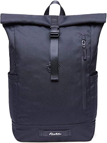 KAUKKO RollTop Rucksack Stylish Backpack für Schule, Uni, Beruf und Reise