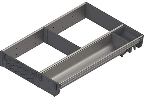 BLUM ORGA-LINE Besteckeinsatz Facheinteilung Set ZSI.XXXKI3N, NL 450mm, grau