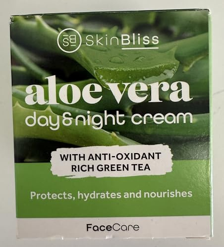 SkinBliss - Aloe Vera - tages - und nachtcreme - schützt - spendet feuchtigkeit - nährt - mit antioxidativem, reichhaltigem grünem tee.