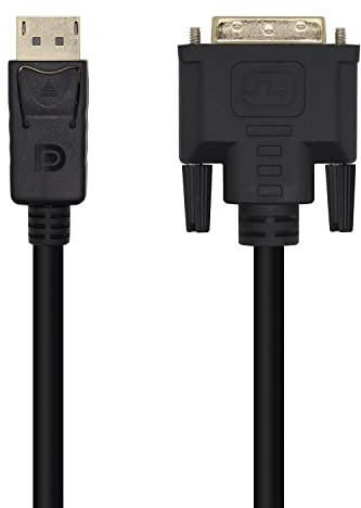 AISENS Cable Conversor DisplayPort A DVI. DP/M-DVI/M. Negro. 3.0m