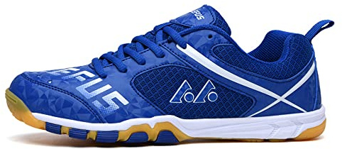 Adoff Unisex Tischtennisschuhe Jugend Erwachsener 36-45EU Sommer atmungsaktives Mesh (44,blau)
