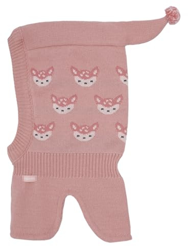 maximo MINI Girl-Schlupfmütze, REH kurzer Zipfel, Halsteil ausgenäht
