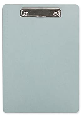 Ringbuch/Klemmbrett A4- und Buchstabengröße Zwischenablage mit Metallclip-Leder-Daten Sortierordner Business Meeting Schreiben von Multi-Color Binder-10-Packungen Präsentation (Color : Blauw)