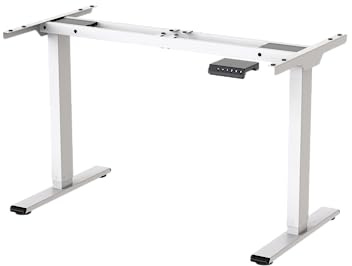 HC Home & Living Elektrisch höhenverstellbares Tischgestell 70-119 cm weiß Schreibtisch Gestell Höhenverstellbar Lift