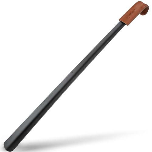 ZOMAKE Calzascarpe Lungo, Calza Scarpe Metallo Extra Lungo 72cm Calzante per Scarpe, Shoe Horn per Uomini Donne Anziani (1 Pezzo)