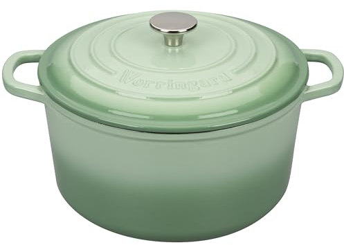 VORRINGARD Forno olandese in ghisa smaltata, 6 litri, verde