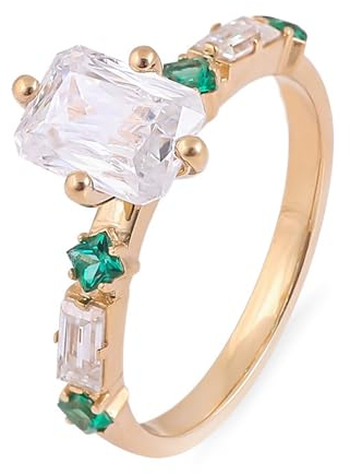 Wycian Freundschaftsring Damen, Platin Ring Damen 950 Platin Größe 53 (16.9) 2 Moissanit 2Ct Tropfenschliff D Farbe Gravur Für Jahrestag