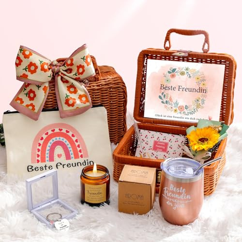 Yunnoend Geschenke für Freundin, Beste Freundin Geschenk, Geschenk Beste Freundin Geburtstag, Freundinnen Geschenk