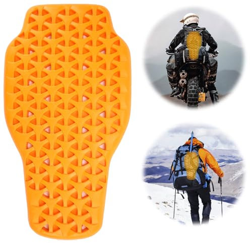 Fosoloni Rückenprotektor Motorrad für Erwachsene Abnehmbare Back Protector, Hohe Sicherheit Protektoren Motorrad, Rückenprotektor für Skifahren Reiten Radfahren, Unisex