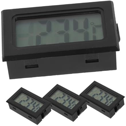 SUPVOX Temperatura Digitale Per Acquari Domestici E Camper Letture Precise Design Salvaspazio Facile Da Installare