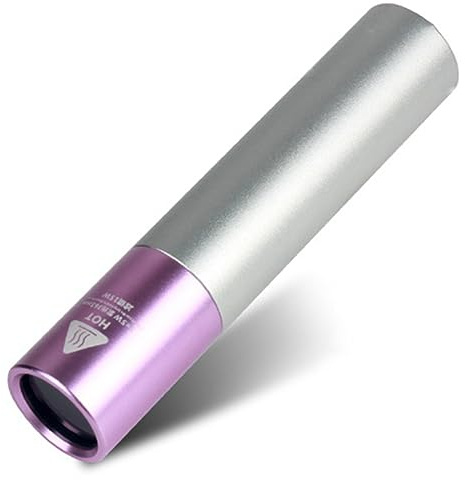 Muyilanc Linterna LED UV 365Nm AleacióN de Aluminio Linterna UV PortáTil Zoom Recargable Luz de InspeccióN Luz de DeteccióN de Mascotas