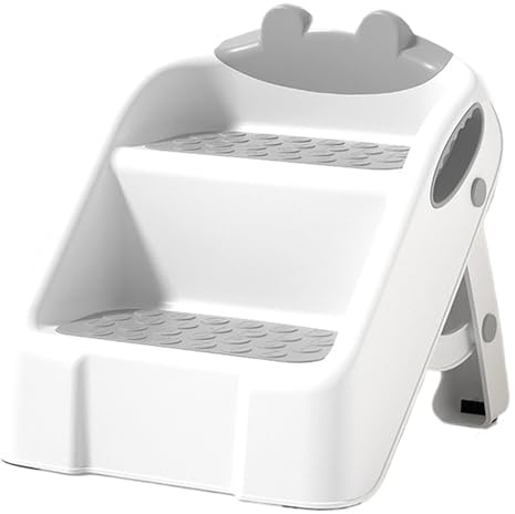 Kinder Tritthocker Bad Faltbar, Rutschfester Hocker Kinder, Trittschemel Für Baby- & Kleinkinderzimmer, Lernturm Mit Handhaben, Faltbar, Multifunktional, Für Bad, Kleinkinderzimmer, Küche
