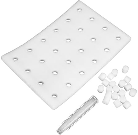 OFFSCH Esponja Flotante para Cultivo Hidropónico 32mm, Blanco