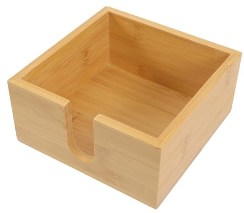 iplusmile Porta Servilletas de Madera Retro Dispensador de Toallas Papel Soporte Robusto para Mesa Diseño y Compacto para Baño y Comedor