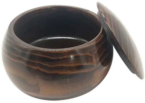 BESPORTBLE Boîte de Rangement en Bois Pot Léger Étanchéité pour Pièces D'échecs Go pour Bureau et Stockage de Jeux de Société