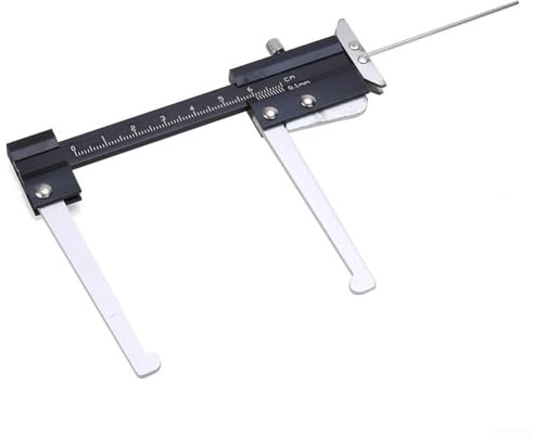 Digital Brake Disc Thickness Measuring Caliper Tool 0-60mm Range with Floating Jaw Assembly for Accurate Automotive Brake Measurement