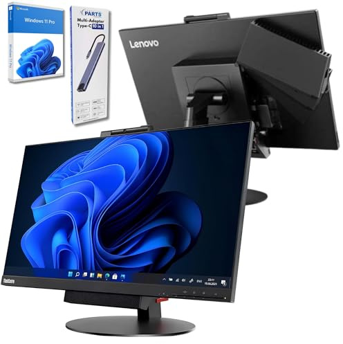 Lenovo All-in-One ThinkCentre TIO24 24″ Full HD | Intel Core i5 10400T | 16 GB | 512 GB SSD | DOKING Station 10 in 1 WebCam Win 11 Pro 36 mesi di garanzia (ricondizionata)