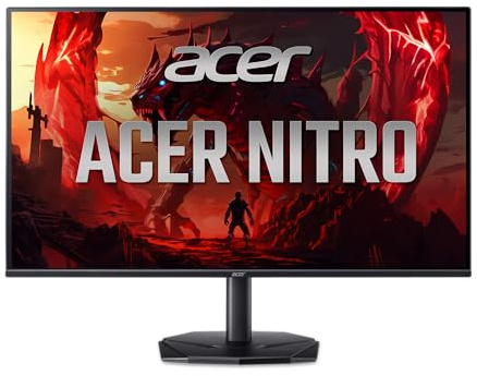 Acer Nitro 23.8 Full HD 1920 x 1080 IPS Gaming Monitor | AMD FreeSync Premium | 240Hz Refresh | Up to 0.5ms | sRGB 99% | HDR 10 Support | 1 x Display Port 1.2 & 2 x HDMI 2.0 | KG240Y W3biip