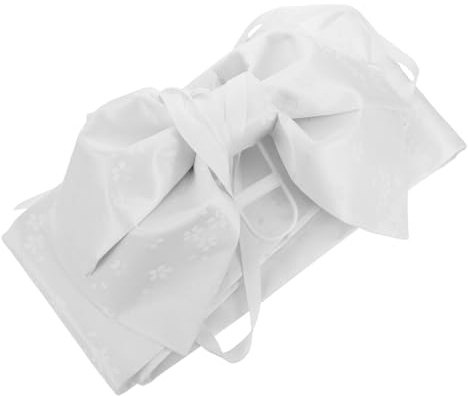 JOINPAYA Cintura Giapponese per Kimono da Donna con Fiocco Pre-Annodato in Rilievo Fascia Larga Vintage Floreale Cintura con Fiocco in Vita per Eventi Culturali e Cerimonie Tradizionali
