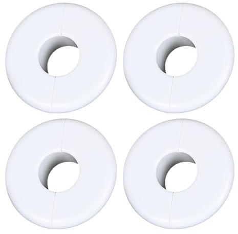 MXGHWG 4 Pieces Of Wall Bushing, Wall Cable Perforated Decorative Cover, Penetrating Ethernet Cable Grommets, Furniture Wire Hole Accessories.