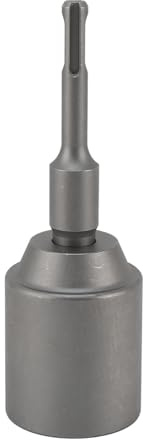 OEBUAFI Tournevis de Tige de Terre en T, en Acier forgé Résistant aux Chocs, Antirouille, Compatible avec le Marteau Perforateur SDS Plus pour Tiges de Mise à la Terre, Piquets de (45mm)