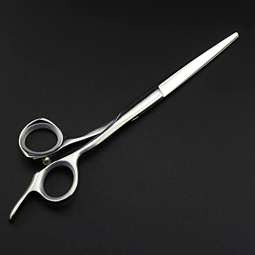 IOCCIOBB Hair Cutting Shears 6 Inch Steel Sliver Hair Scissors Cutting Barber Haircut Scissor Shears Hairdressing Scissors