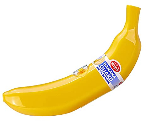 Snips | Salva Banana | Contenitore da Asporto Proteggi Banana |Contenitore Per Cibi| Lunch Box |Colore Giallo | 25 x 5.5 x 5.5 | Made in Italy | Bpa Free