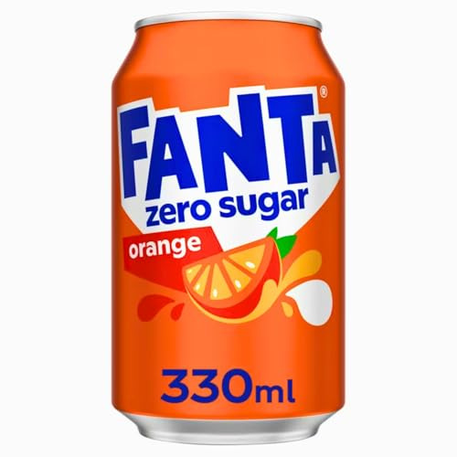 Fanta Boisson orange douce du zéro 330 ml (24 boîtes)
