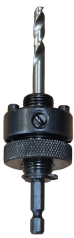 A2 Hole Saws Arbor - 32-210mm With ¼” Hex Drive, Hole Saw Drill Bit, Screw Thread Hex Shank Arbor, High-Speed Steel Pilot Drill - Quick Release Mandrel, 70mm, 76mm, 90mm etc
