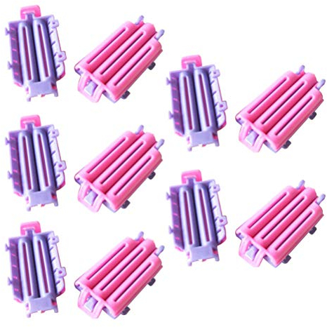 Frcolor Magic Curls Lockenwickler Hair Salon Lockenwickler Styling Werkzeug 45 Pcs (Rose Red)