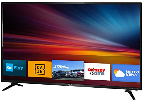 Trevi - Smart TV FHD 43 Ricevitore Digitate DVBT-T2 10 bit e Satellitare DVBS-S2 LTV 4301 SMART