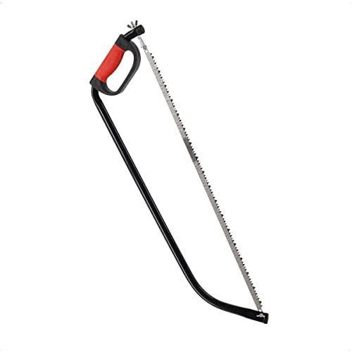 Rekord Bügelsäge, 760 mm Sägeblatt, Schnellspannverschluss, Comfort- Griff, inklusive Ersatzsägeblatt, Baumsäge, Gartensäge, Bogensäge, Holzsäge, Handsäge