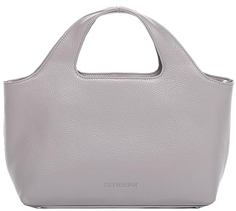 FEYNSINN kleine Handtasche echt Leder - Ledertasche NEA S - Henkeltasche Damentasche mit extra Laptop-Hülle - Ledertasche Damen handgefertigt