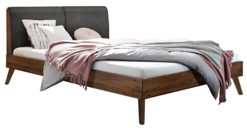Hasena Bett Simone 25 Nussbaum 2023 Polsterkopfteil Smoke 180x200