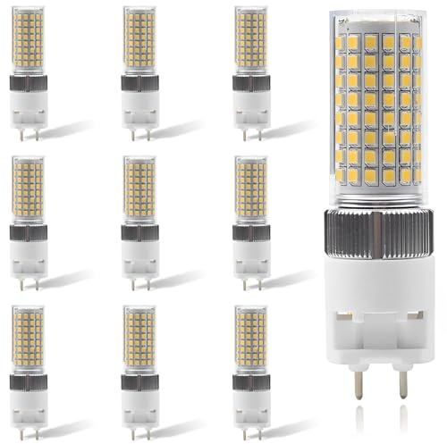 PAZWAHF G12 LED Bulb 20 Watt 2000 Lumens G12 Light Source G12 Bi-Pin Ceramics Base LED Corn Light Bulb (200 Watt Halogen Equivalent) AC 100V-277V, Not-Dimmable (10 PCS)