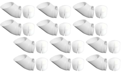 FONDOTIN Hydroponic Planting Cups 2.83 X 1.49 Inch Reusable Plastic Garden Containers with Sponges for Vertical Hydroponics Tower Indoor Balcony Soilless Vegetable Cultivation