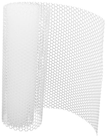 Mipcase Clôture en Plastique Filets à Volaille 0,4x3 m pour Jardin Barrière Grillage en Maille Résistante Blanche Protection Poulailler Et Élevage Extérieur
