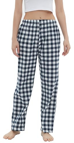 SAMGU Pantalon de pyjama Femme, bas de pyjama, Coton Pantalon de sommeil, pantalon de salon imprimé doux et confortable pour Femme, Pyjama Pants for Women