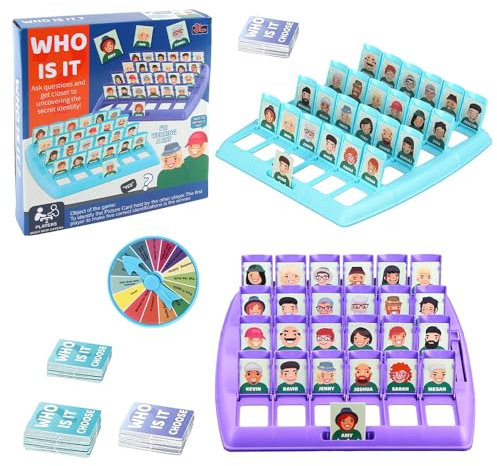 Lotvic Wer Ist Es Spiel, Wer ist es Lustiges Ratespiel Brettspiel, Family Erraten Spiele, Wer Bin ich Spiel, Logische Argumentation Ratespiel für Kinder, Familien und Partyspaß